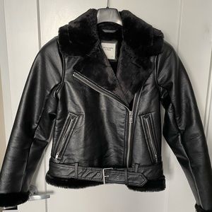Faux shearling jacket